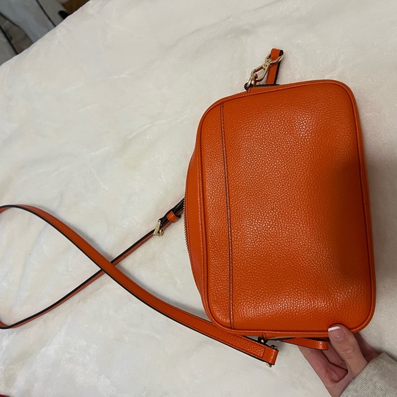 Michael Kors Vibrant Orange Crossbody Bag - Picture 3 of 3